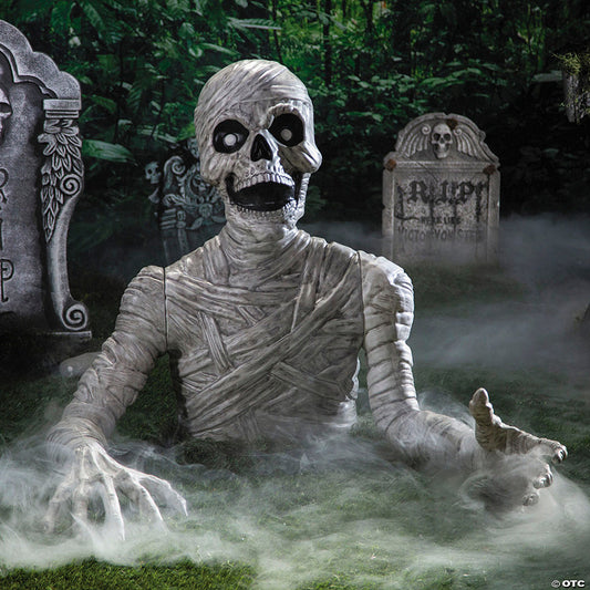 38 1/2" x 35" Groundbreaker Reaching Mummy Halloween Decoration | USA Decoration®