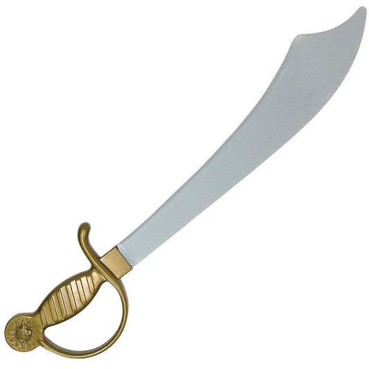 1 Piece(s): Skeleteen Fake Buccaneer Sword Prop - Plastic Pirate Sword Costume Accessories - 1 Piece | USA Decoration®