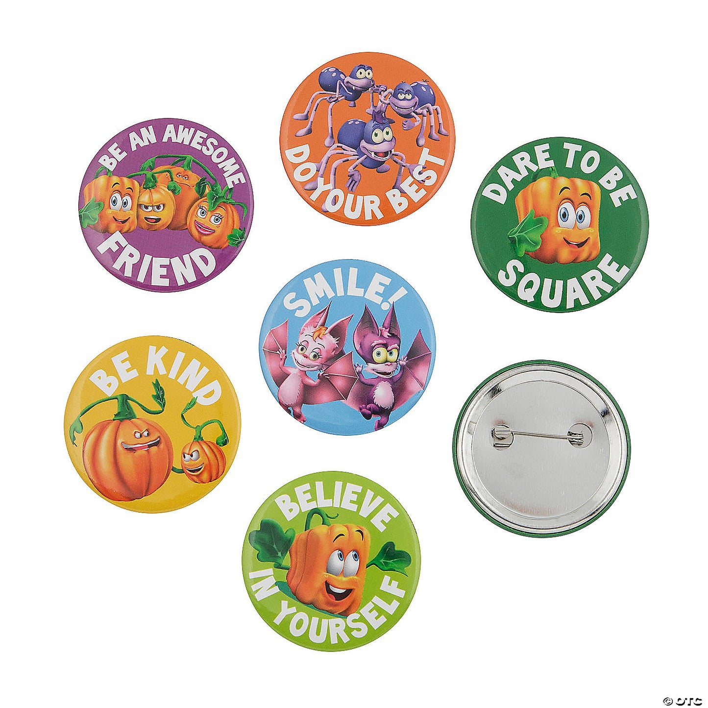 Spookley the Square Pumpkin™ Buttons - 24 Pc.