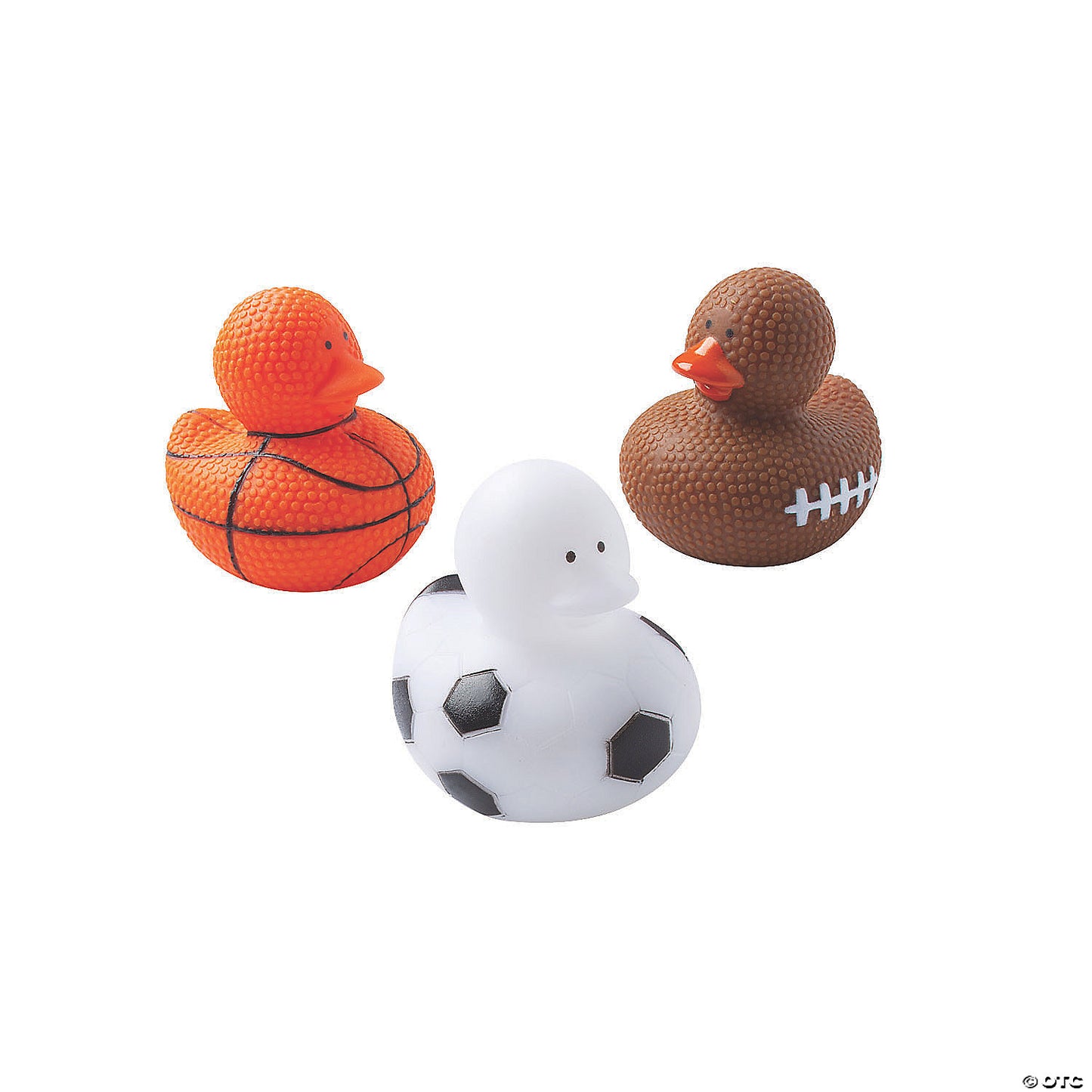 Sports Ball Rubber Ducks - 12 Pc.