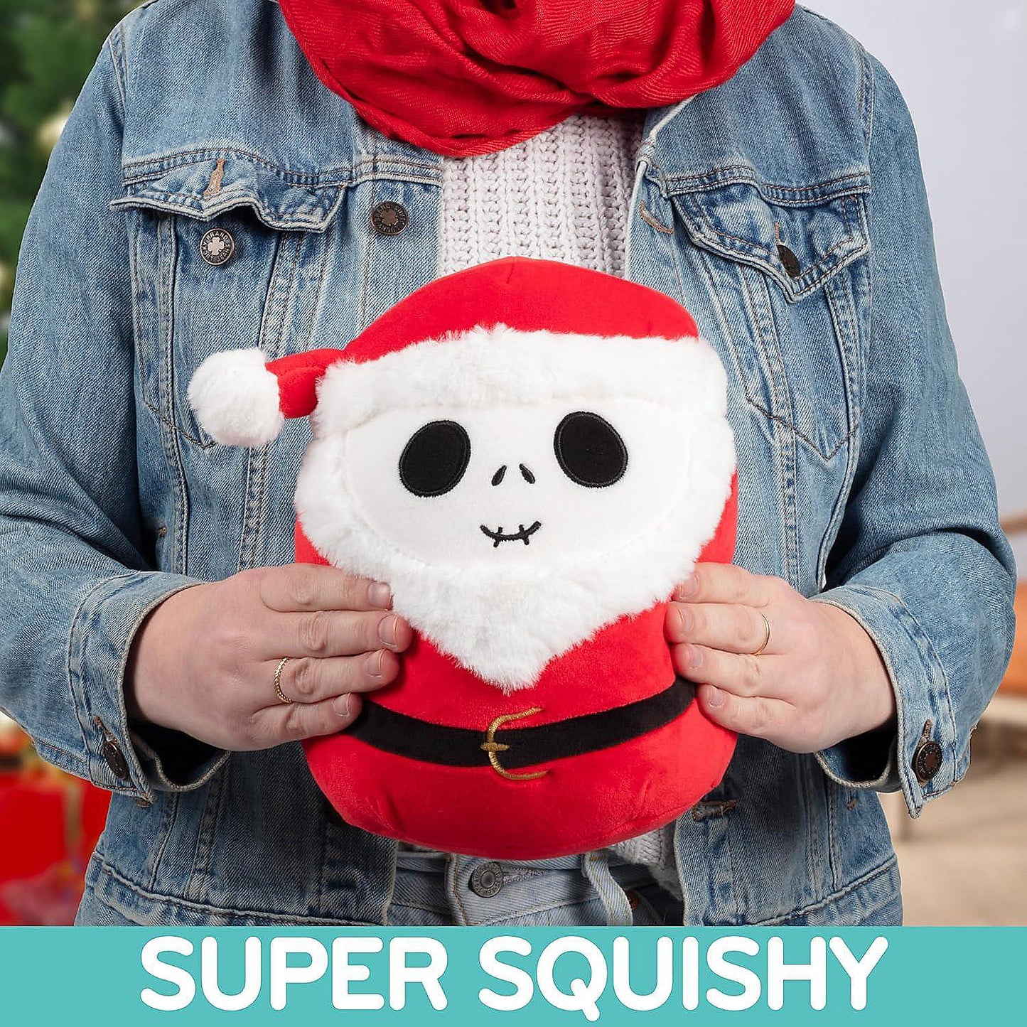 Squishmallows Original 8" Jack Skellington Sandy Claws-Nightmare Before Christmas-Official Jazwares -Gift for Halloween! | USA Decoration®