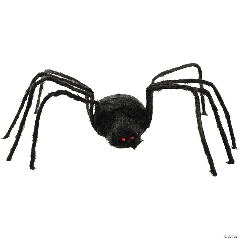 80" Black Furry Spider Decoration | USA Decoration®