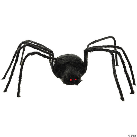 80" Black Furry Spider Decoration | USA Decoration®