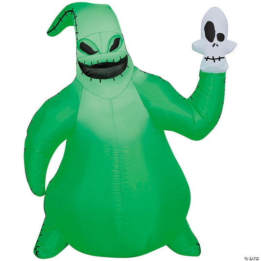 42" Airblown® Inflatable Light-Up The Nightmare Before Christmas™ Oogie Boogie with Skull Outdoor Yard Decoration | USA Decoration®