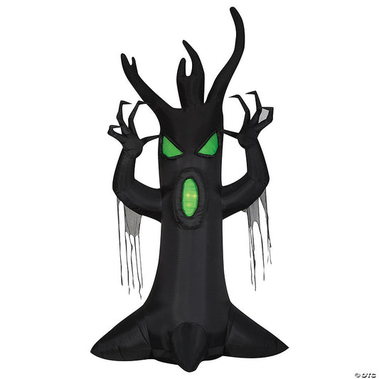 144" Airblown Inflatable Giant Scary Tree with LEDs Halloween Yard Decoration | USA Decoration®