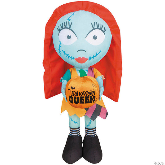 18" The Nightmare Before Christmas™ Sally with Halloween Queen Pumpkin Decoration | USA Decoration®