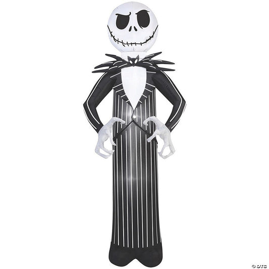 84" Blow Up Inflatable Nightmare Before Christmas Jack Skellington Halloween Decoration | USA Decoration®