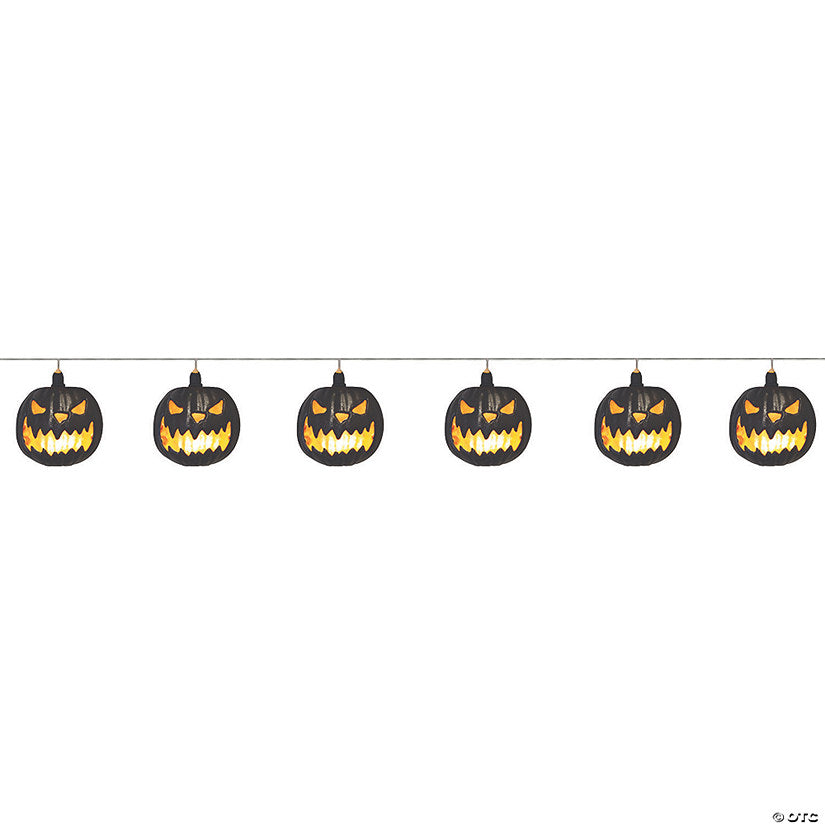 1 Piece(s): 40" Pumpkin Jack-o-Lantern String Lights | USA Decoration®