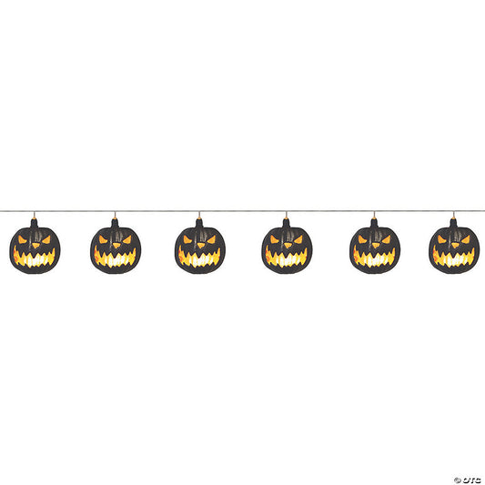 1 Piece(s): 40" Pumpkin Jack-o-Lantern String Lights | USA Decoration®