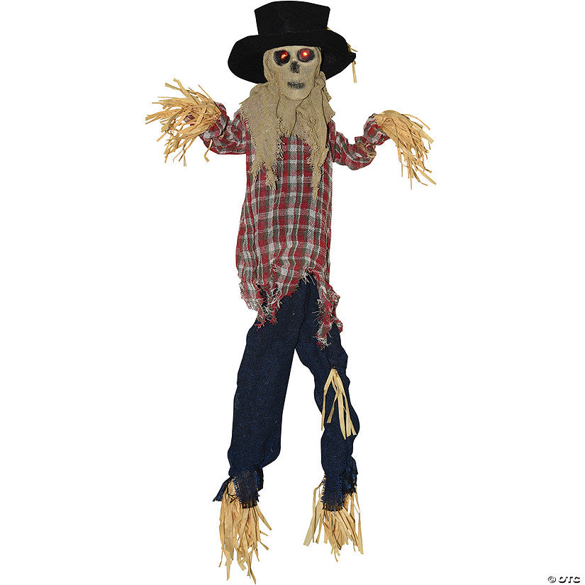 36" Hanging Animated Kicking Scarecrow Decoration | USA Decoration®