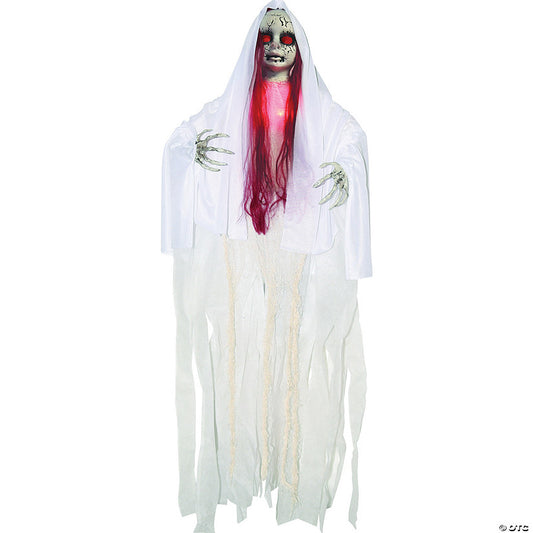 39" Hanging Lightup Ghost Doll Decoration | USA Decoration®