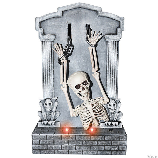 Shaking Skeleton On Tombstone | USA Decoration®