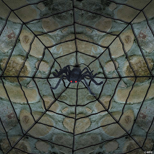 Giant Spider with Web Decoration | USA Decoration®