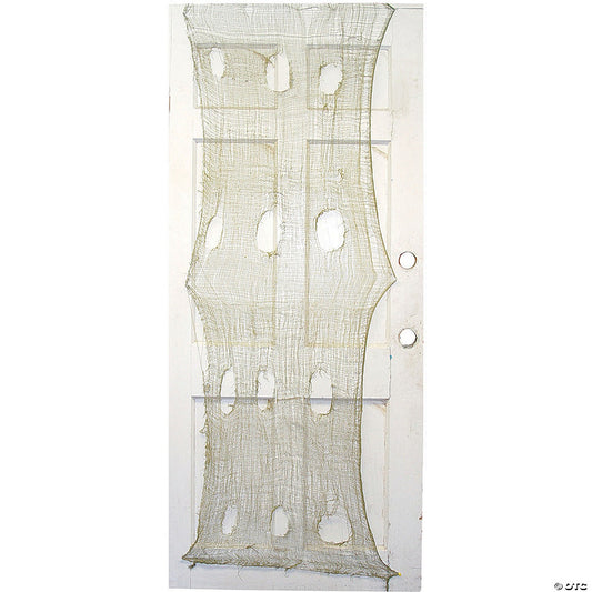 60" x 30" Green Creepy Door Cloth Polyester Halloween Decoration | USA Decoration®