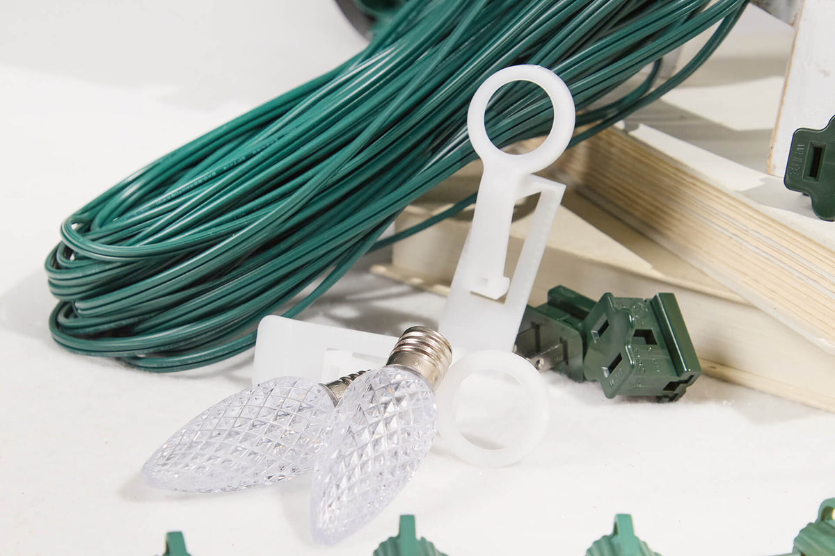 250' Outdoor Christmas Lighting Kit - Warm White
