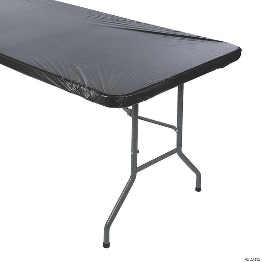 Stylish 8 Ft. Fitted Rectangle Plastic Tablecloths - 1 Pc.