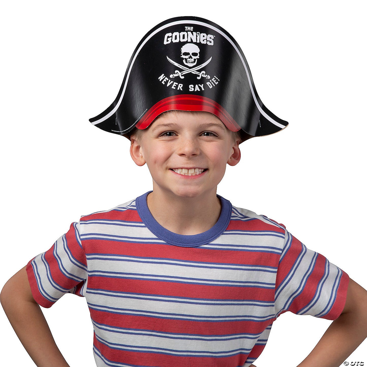 The Goonies™ Never Say Die Paper Pirate Hats - 12 Pc. | USA Decoration®