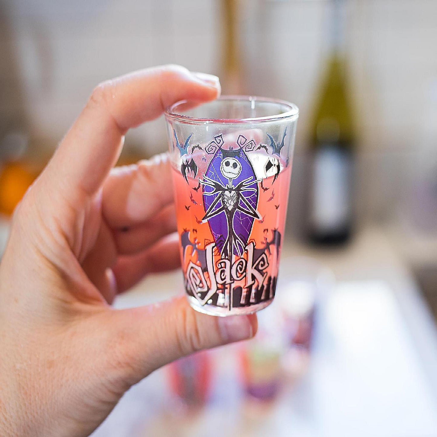 The Nightmare Before Christmas Characters 1.5-Ounce Mini Glasses Set Of 4 | USA Decoration®