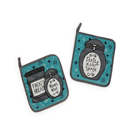 1 Piece(s): The Nightmare Before Christmas Jack and Sally Kitchen Pot Holders Set of 2 | USA Decoration®