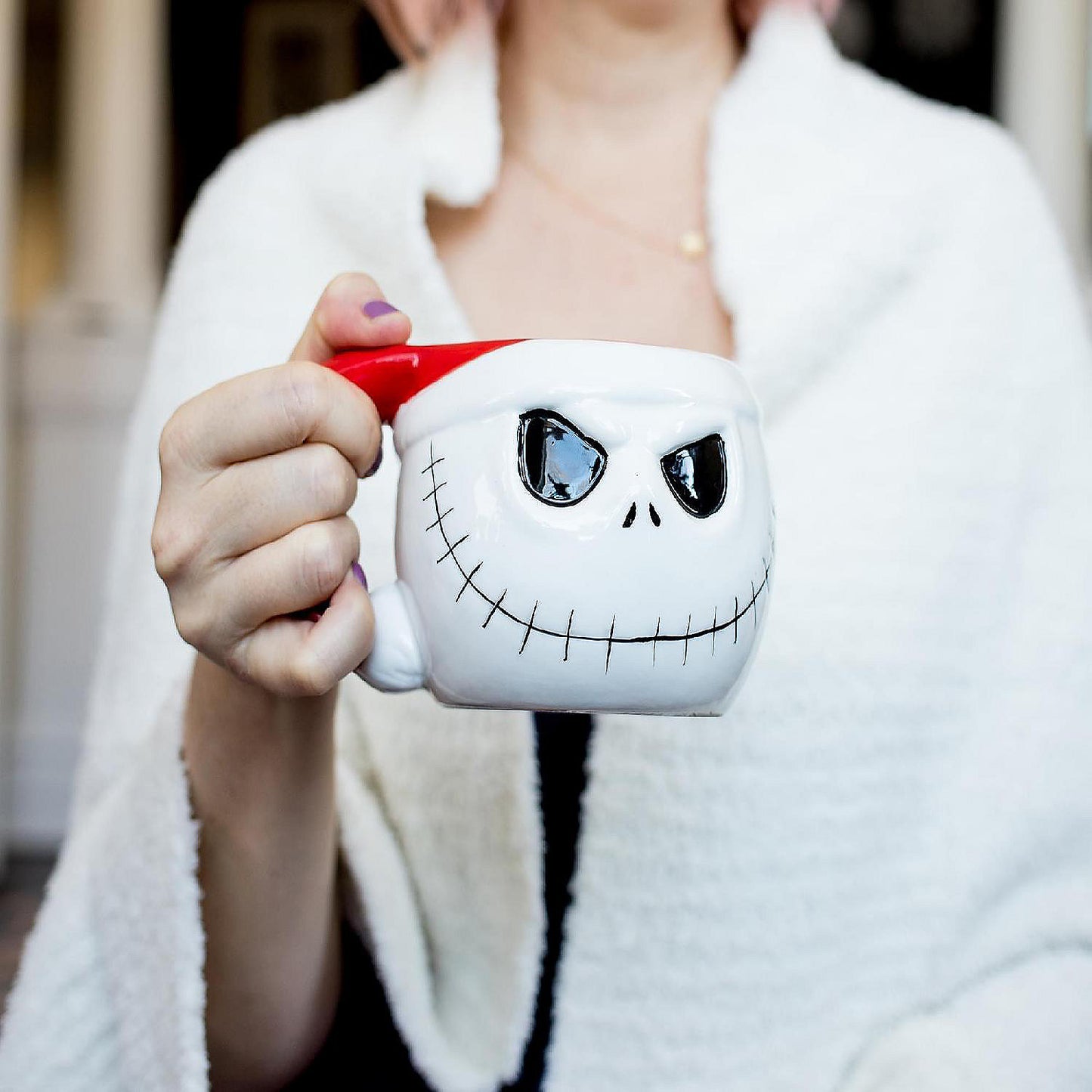 The Nightmare Before Christmas Santa Jack Skellington 3D Coffee Mug 20 Ounces | USA Decoration®
