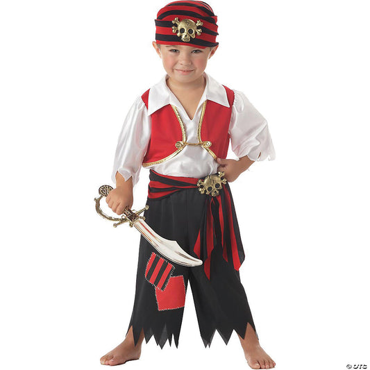 Toddler Matey Ahoy Pirate Costume - 3T-4T | USA Decoration®