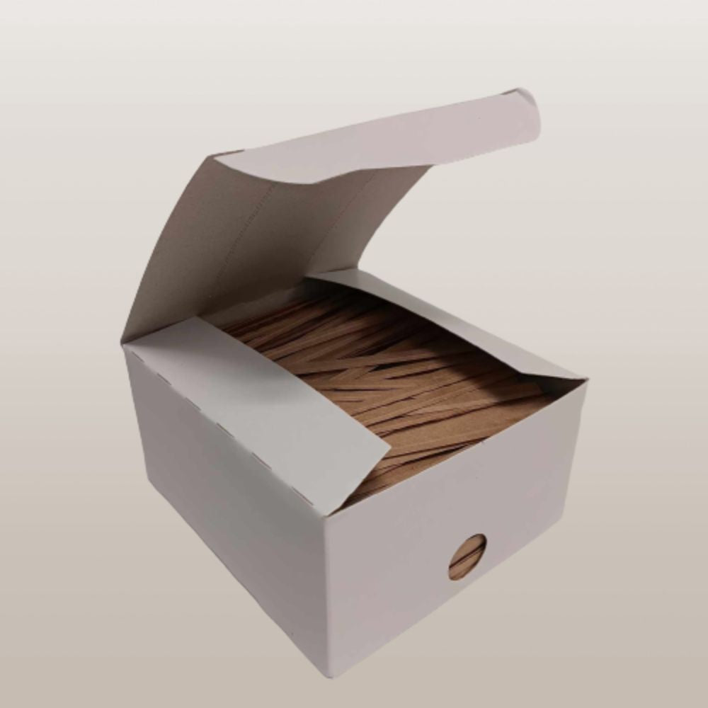 Laminated Twist Ties - 4" Long (Various Colors)