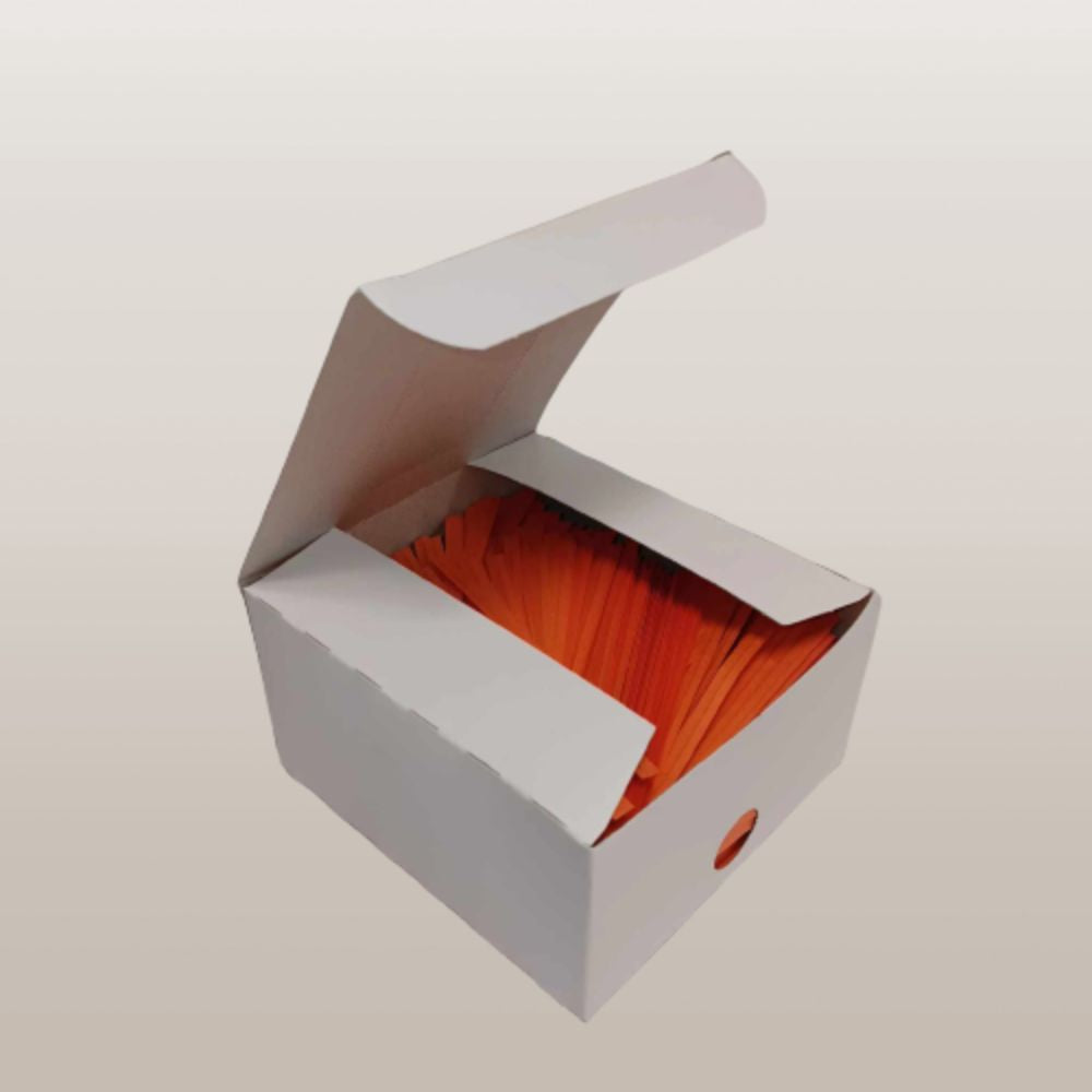 Laminated Twist Ties - 4" Long (Various Colors)
