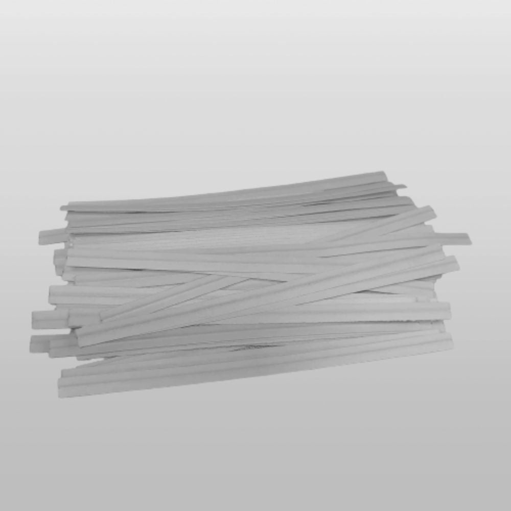 Laminated Twist Ties - 4" Long (Various Colors)