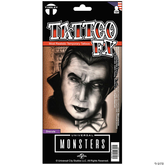 Tinsley Transfers Universal Monsters™ Dracula™ Temporary Tattoo | USA Decoration®