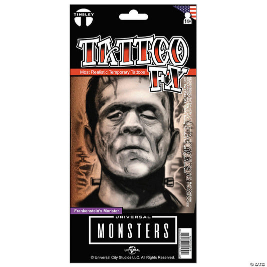 Tinsley Transfers Universal Monsters™ Frankenstein's Monster Temporary Tattoo | USA Decoration®