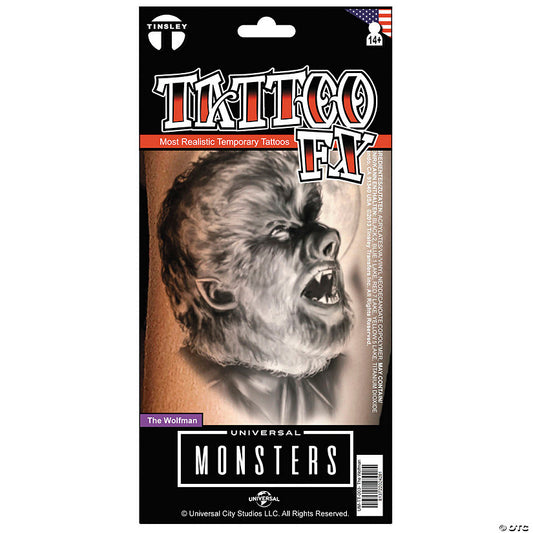 Tinsley Transfers Universal Monsters™ The Wolfman™ Temporary Tattoo | USA Decoration®