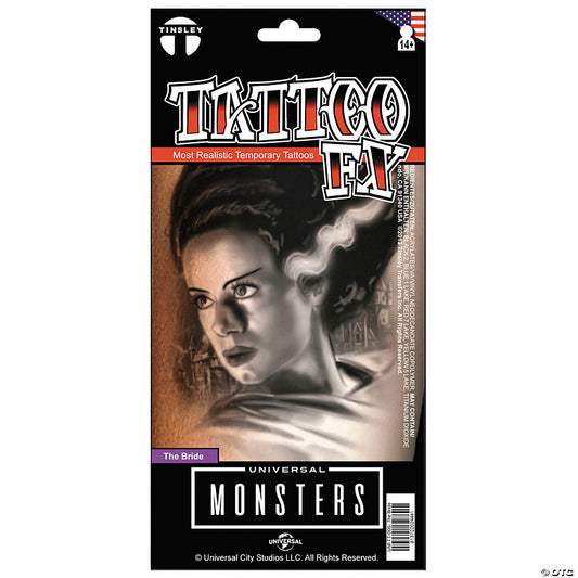 Tinsley Transfers Universal Monsters™ Bride of Frankenstein Temporary Tattoo | USA Decoration®