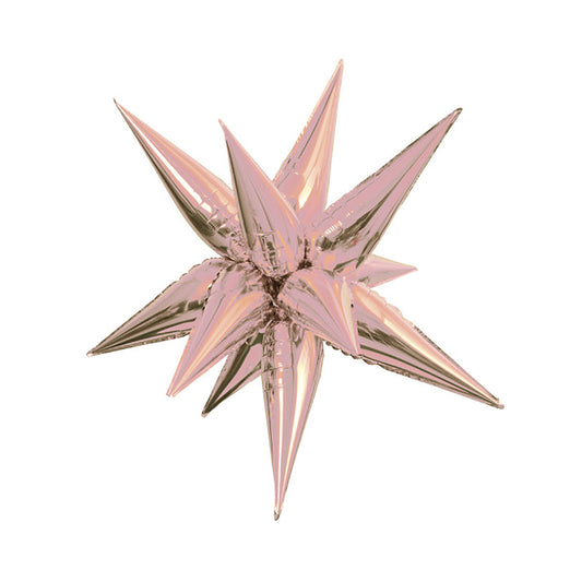 12 POINT JUMBO STAR-BURST - ROSE GOLD (AIR-FILL ONLY) | USA Decoration®