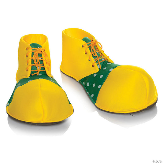 1 Pair: Adults Yellow Clown Shoes Costume Accessory | USA Decoration®