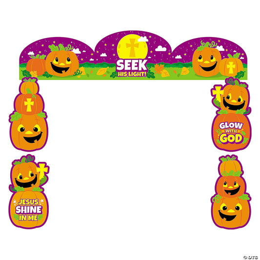 7 Piece(s): Value Christian Pumpkin Trunk-or-Treat Decorating Kit - 7 Pc. | USA Decoration®