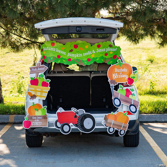 9 Piece(s): Value Faith Fall Harvest Trunk-or-Treat Decorating Kit - 9 Pc. | USA Decoration®