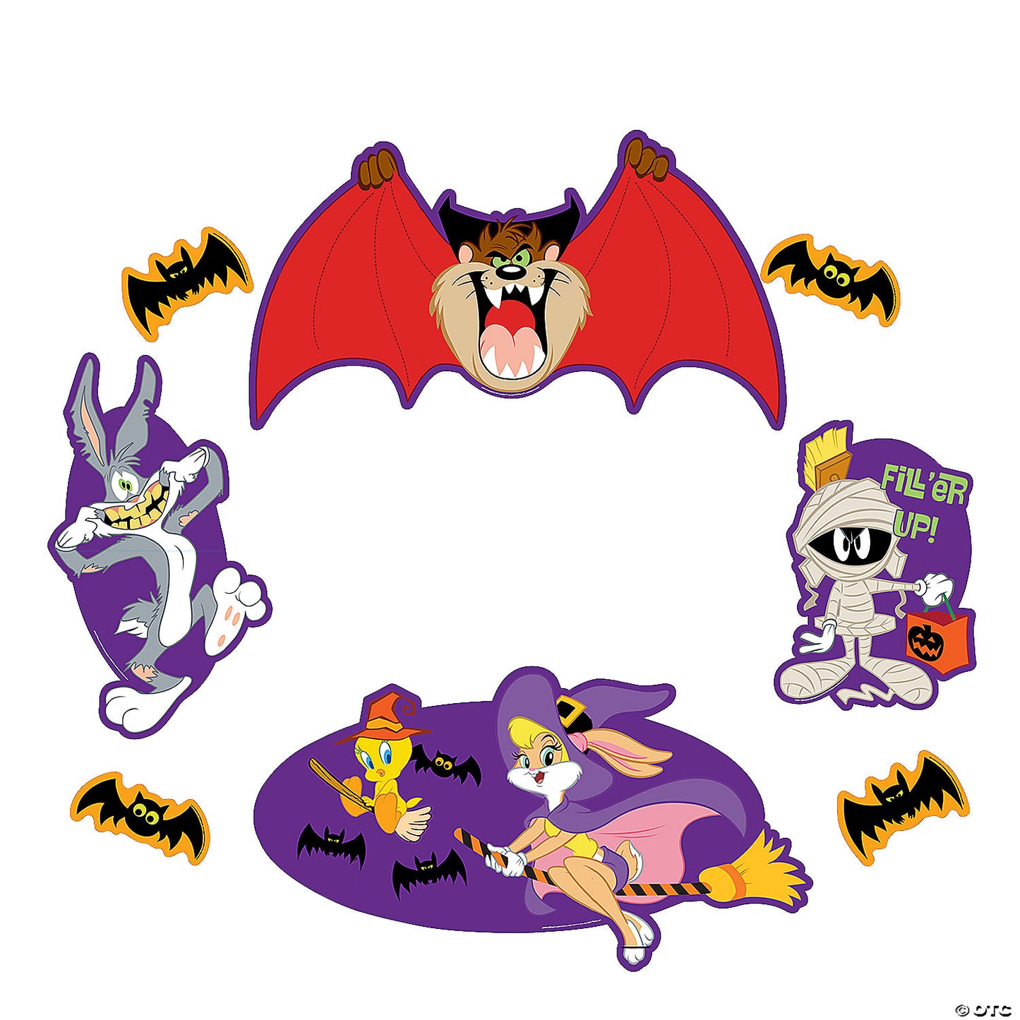 Value Looney Tunes™ Halloween Trunk-or-Treat Decorating Kit - 8 Pc. | USA Decoration®