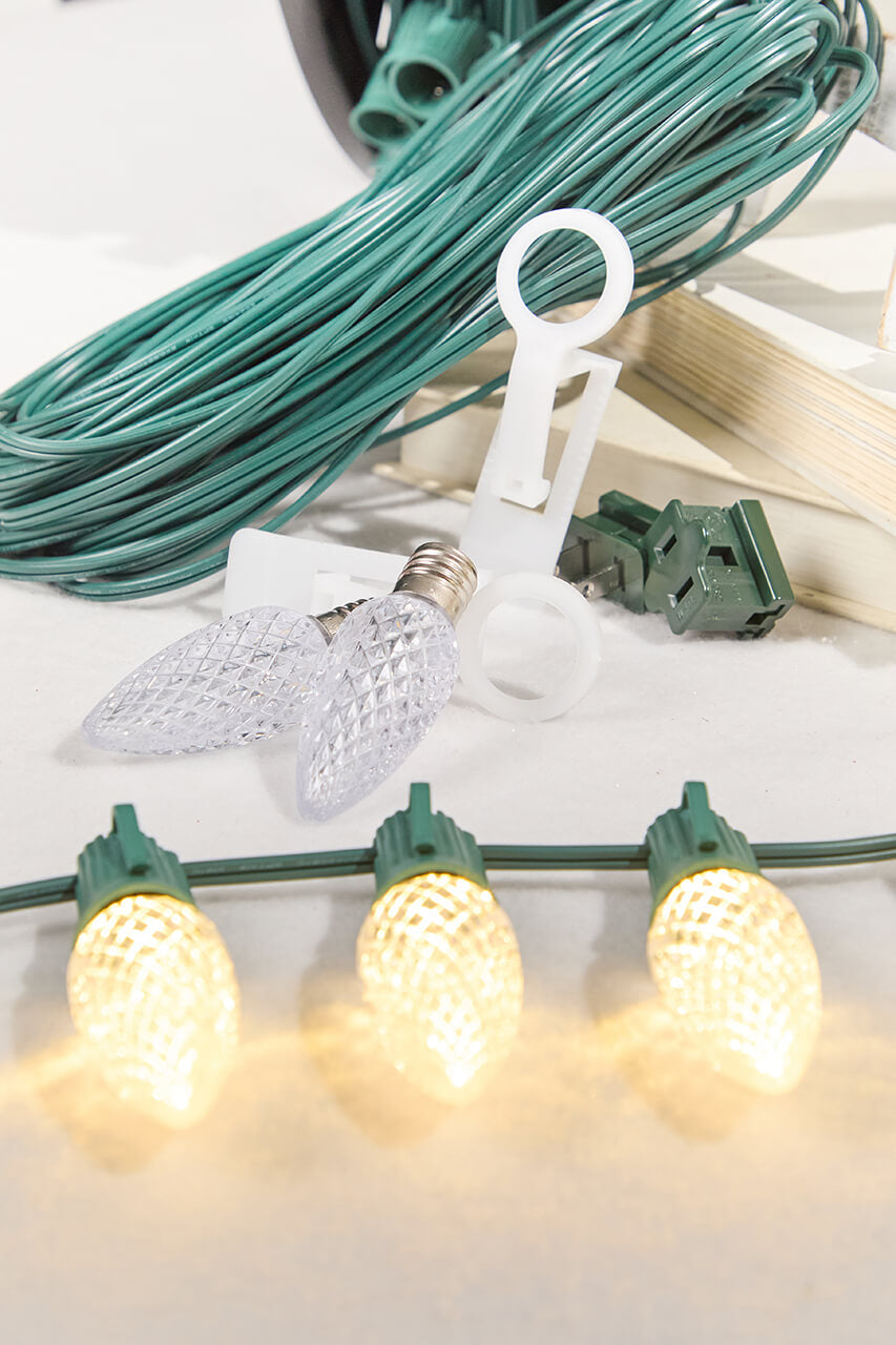250' Outdoor Christmas Lighting Kit - Warm White
