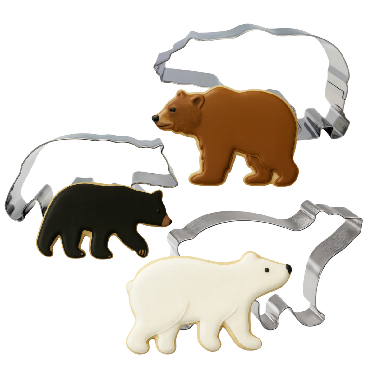 Bears of North America Cookie Cutter 3 Pc Set HS0579