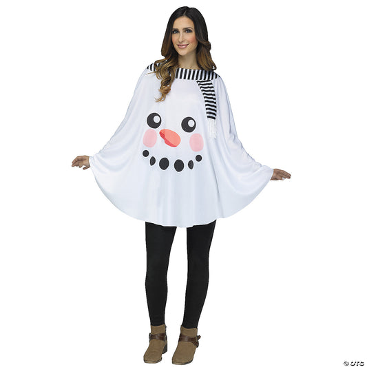 Womens Snowman Poncho | USA Decoration®