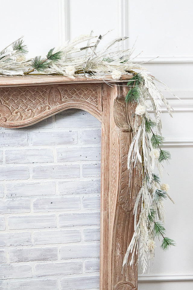 26" Blueberry Garland Realistic Faux Fruit Garland for Farmhouse, Kitchen, and Seasonal Decor